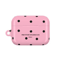 Pink With Black Polka Dots V2 AirPod Pro Case
