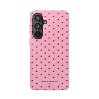 Pink With Red Polka Dots (MagSafe) Phone Case