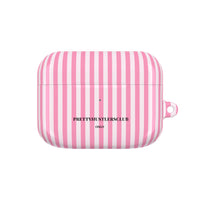 Pink Stripes AirPod Pro Case