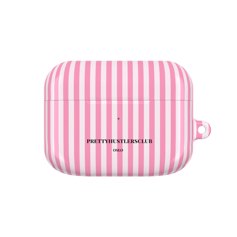 Pink Stripes AirPod Pro Case