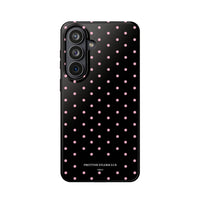 Black with Pink Polka Dots (MagSafe) Phone Case
