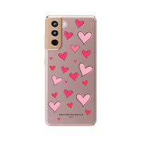 Storybook Hearts Illustration Phone Case