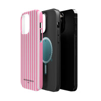 Pink Stripes (MagSafe) Phone Case
