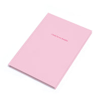Baby Pink Book For My Thoughts Hardcover Journal (A5)