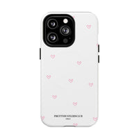 Pink Tiny Hearts Pattern (MagSafe) Phone Case