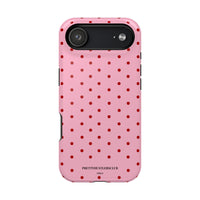 Pink With Red Polka Dots (MagSafe) Phone Case