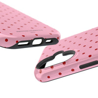 Pink With Red Polka Dots (MagSafe) Phone Case