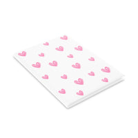 Doodle Hearts Puffy Hardcover Notebook