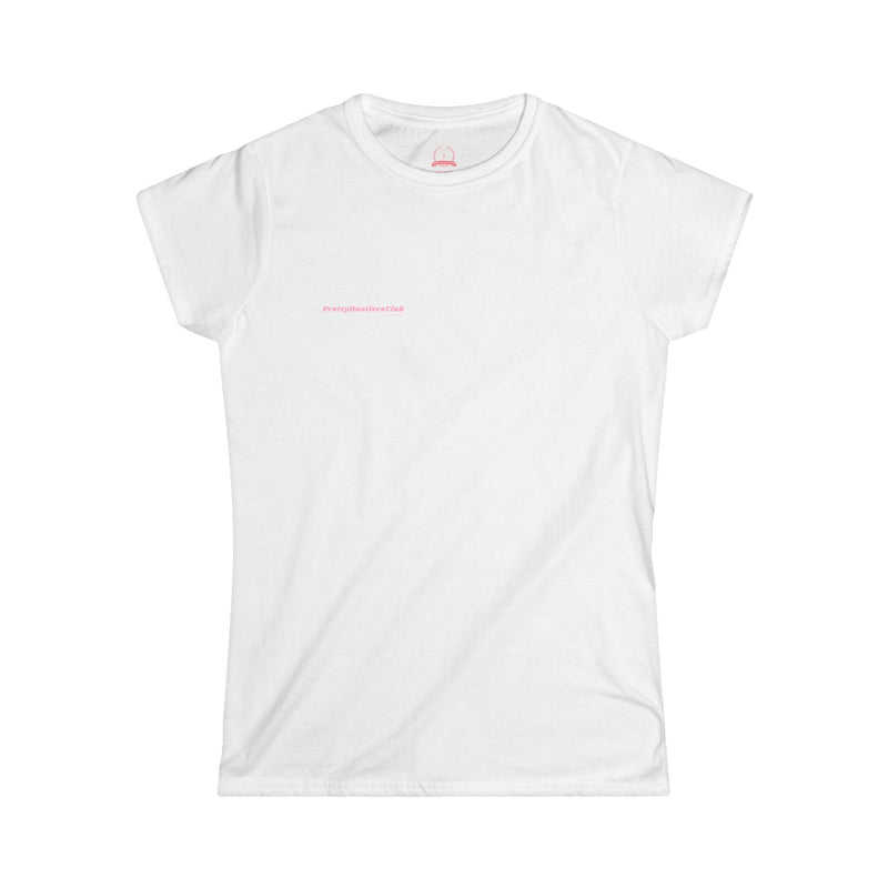 Pretty Hustlers Club Text Graphic Shirt