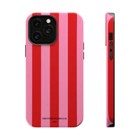Red and pink stripes V2 (MagSafe) Phone Case
