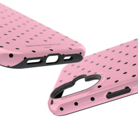Pink With Black Polka Dots (MagSafe) Phone Case