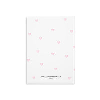 Pink Tiny Hearts Puffy Cover