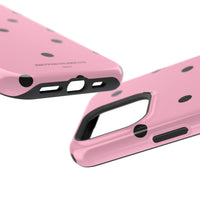 Pink With Black Polka Dots V2 (MagSafe) Phone Case