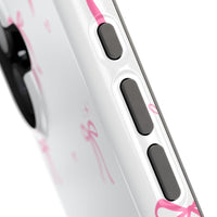 Pink Bow Pattern (MagSafe) Phone Case