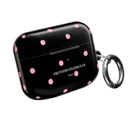 Black with Pink Polka Dots V2 AirPod Pro Case