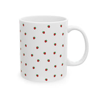 Strawberry Print Ceramic Mug
