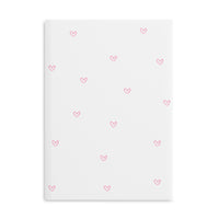 Pink Tiny Hearts Puffy Cover