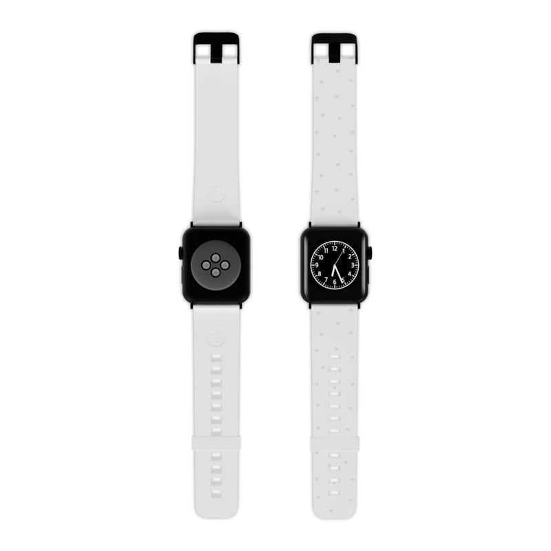 Pink Tiny Hearts Pattern Apple Watch Band