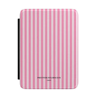 Pink Stripes Kindle Case