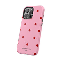 Pink With Red Polka Dots V2 (MagSafe) Phone Case