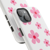 Pink Retro Daisy (MagSafe) Phone Case