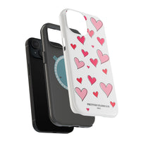 Storybook Hearts Illustration (MagSafe) Phone Case