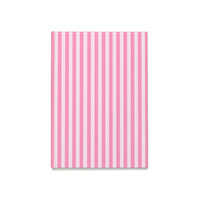 Pink Stripes Hardcover Journal (A5)
