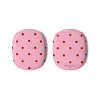 Pink with Red Polka Dots V2 AirPod Max Covers