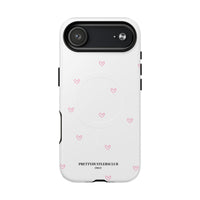 Pink Tiny Hearts Pattern (MagSafe) Phone Case