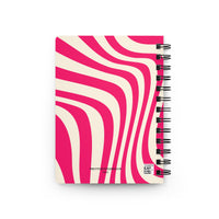Striped Spiral Bound Notebook