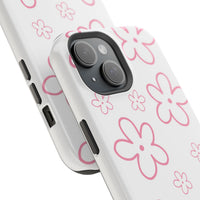 Pink Daisy Doodles (MagSafe) Phone Case