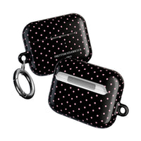 Black with Pink Polka Dots AirPod Pro Case