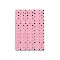 Pink with Black Polka Dots Hardcover Journal