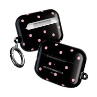 Black with Pink Polka Dots V2 AirPod Pro Case