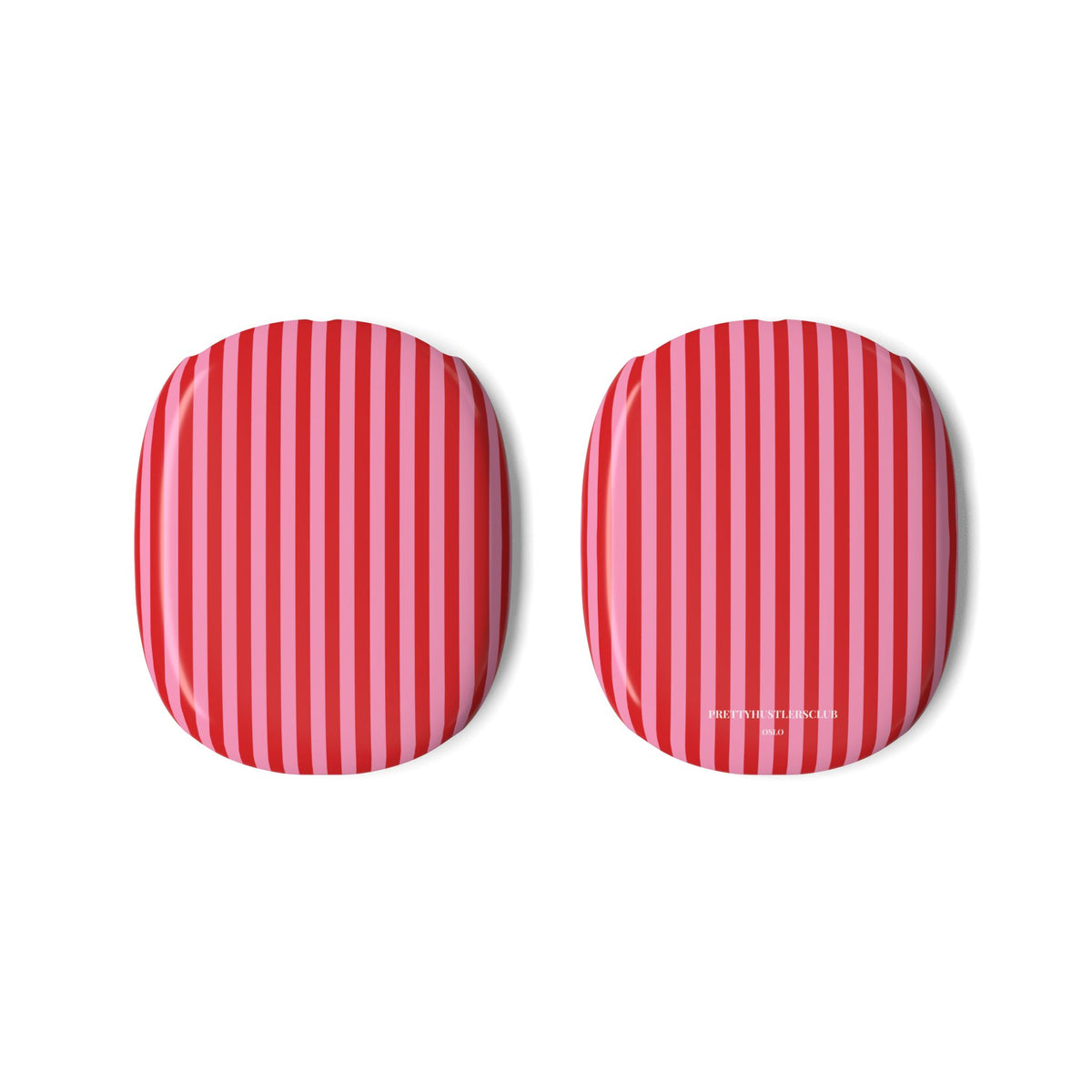 Red and Pink Stripes AirPods Max Case