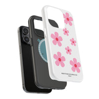 Pink Retro Daisy (MagSafe) Phone Case