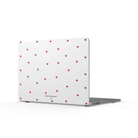 Red Heart Pattern Matte MacBook Case