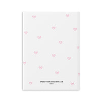 Pink Tiny Hearts Puffy Cover