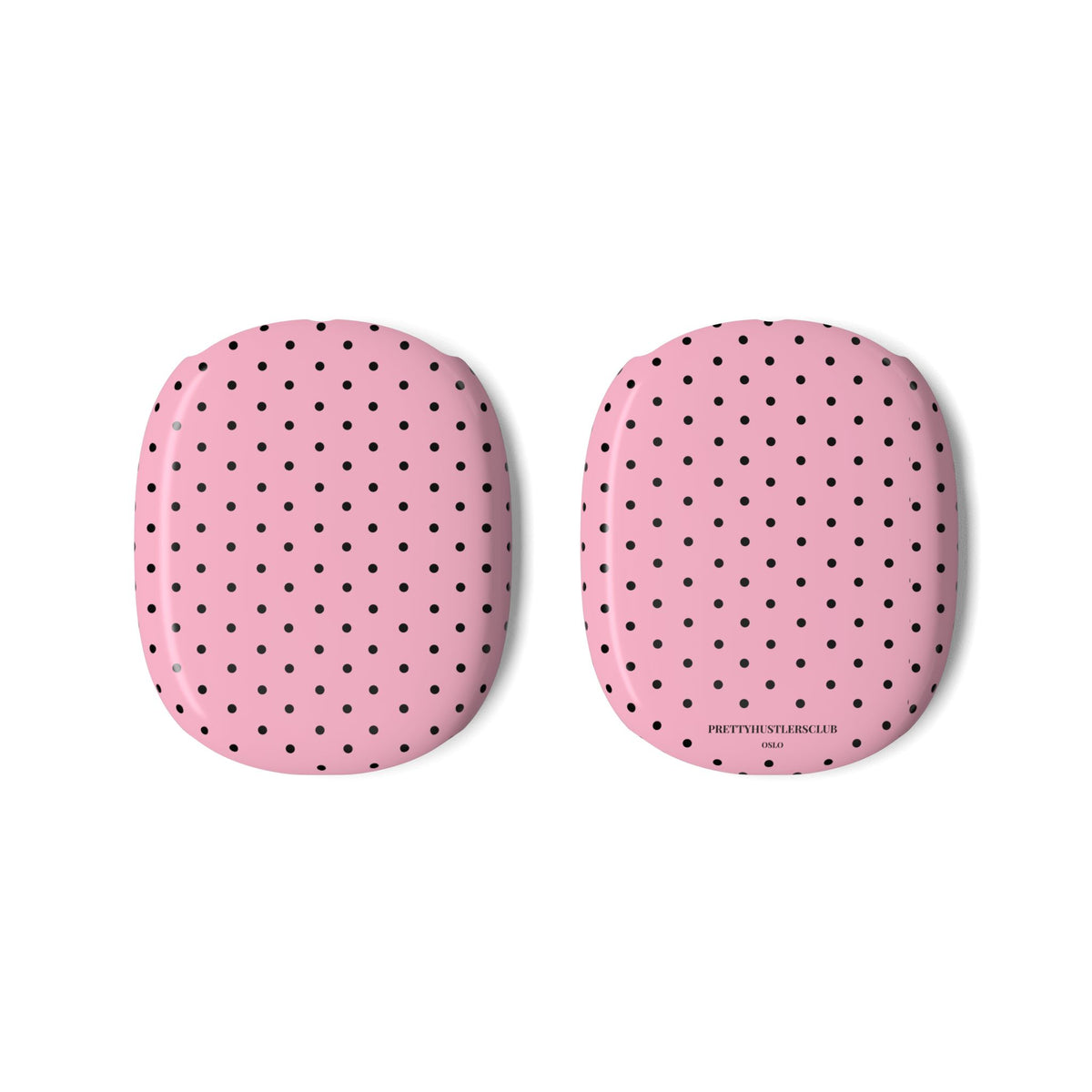 Pink with Black Polka Dots AirPod Max Covers