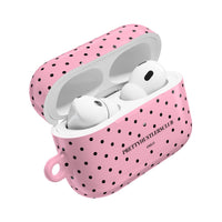 Pink With Black Polka Dots AirPod Pro Case