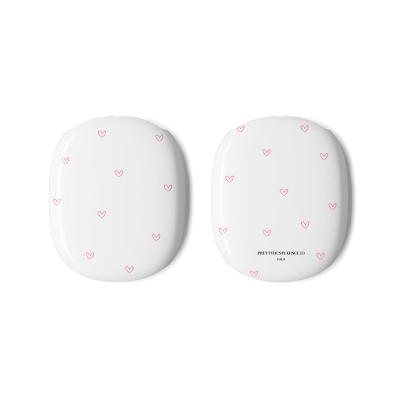 Pink Tiny Hearts Pattern AirPods Max Case