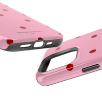 Pink With Red Polka Dots V2 (MagSafe) Phone Case