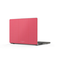 Red and Pink Stripes MacBook Case