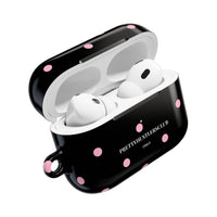 Black with Pink Polka Dots V2 AirPod Pro Case