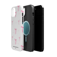 Pink Bow Pattern (MagSafe) Phone Case