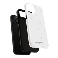 Pink Tiny Hearts Pattern (MagSafe) Phone Case