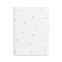 Pink Tiny Hearts Puffy Cover