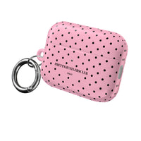 Pink With Black Polka Dots AirPod Pro Case