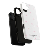 Pink Tiny Hearts Pattern (MagSafe) Phone Case