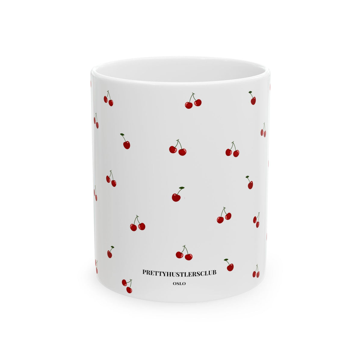 Cherry Pattern Ceramic Mug